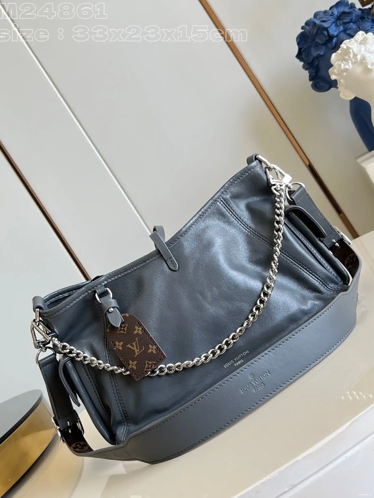 WIS -33.5 LOUIS Cargo CarryAll VUITTON 23x15cm x 0517